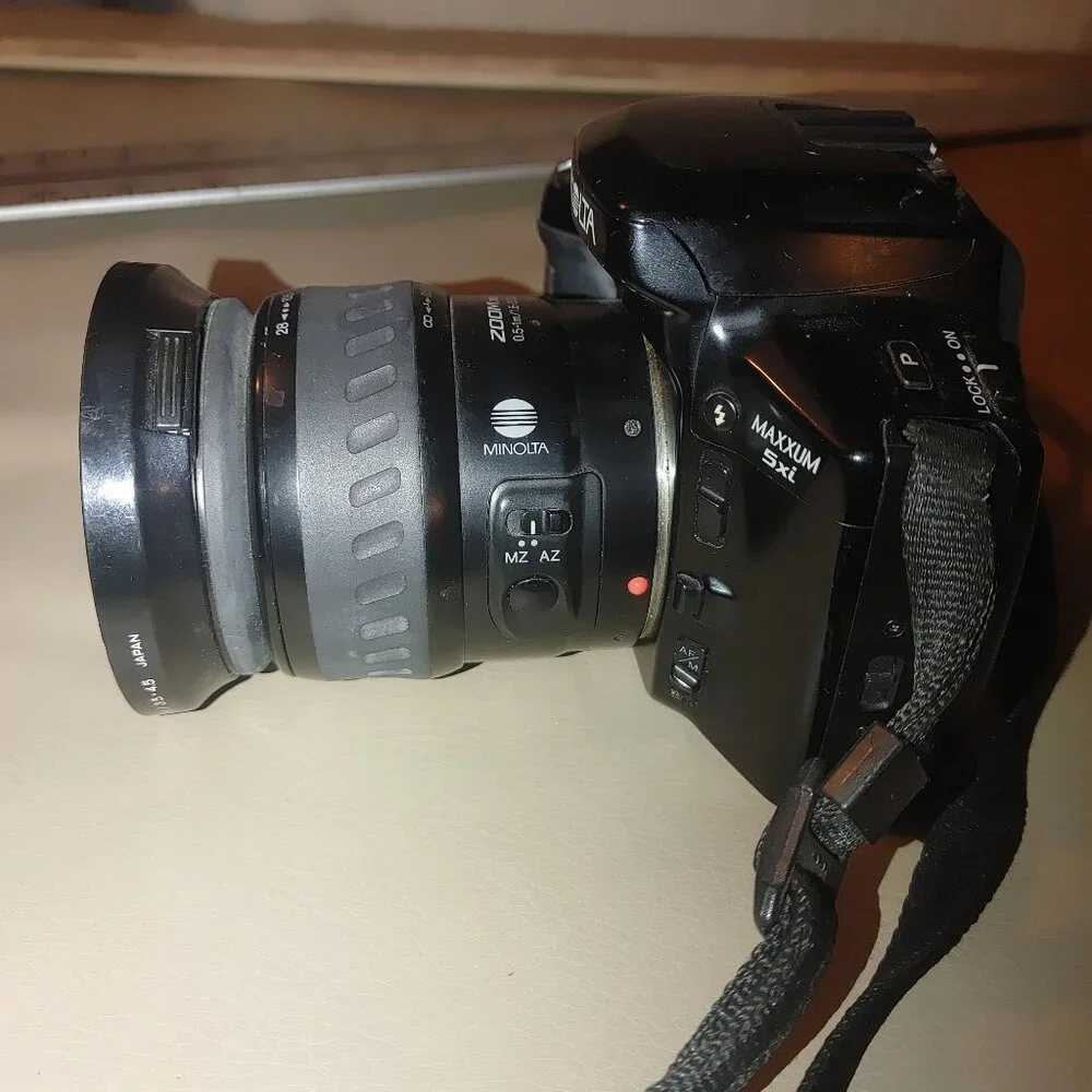 Minolta Maxxum 5xi AF 28 105 35mm Camera Japan NOT Tested